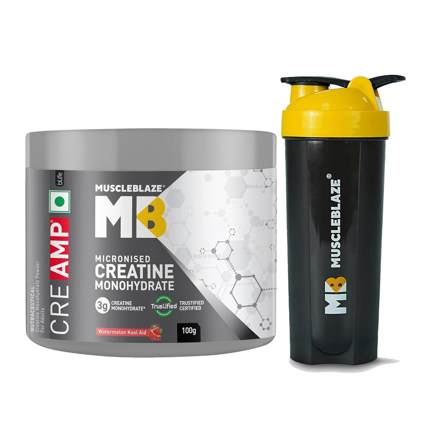 MuscleBlaze Creatine Monohydrate CreAMP™, Trustified Certified Creatine