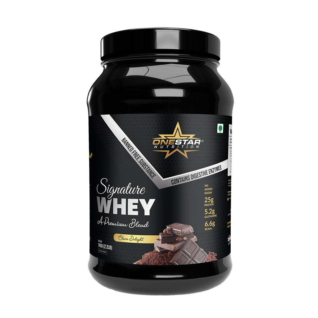 ONESTAR NUTRITION SIGNATURE WHEY PROTEIN FOR MUSCLE BUILDING