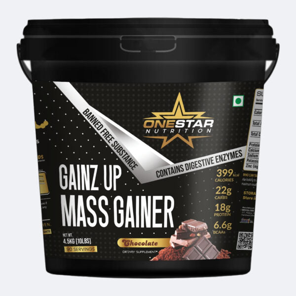 Onestar Gainz Up Mass Gainer – The High Calorie Gainer Weight Gainers/Mass Gainers