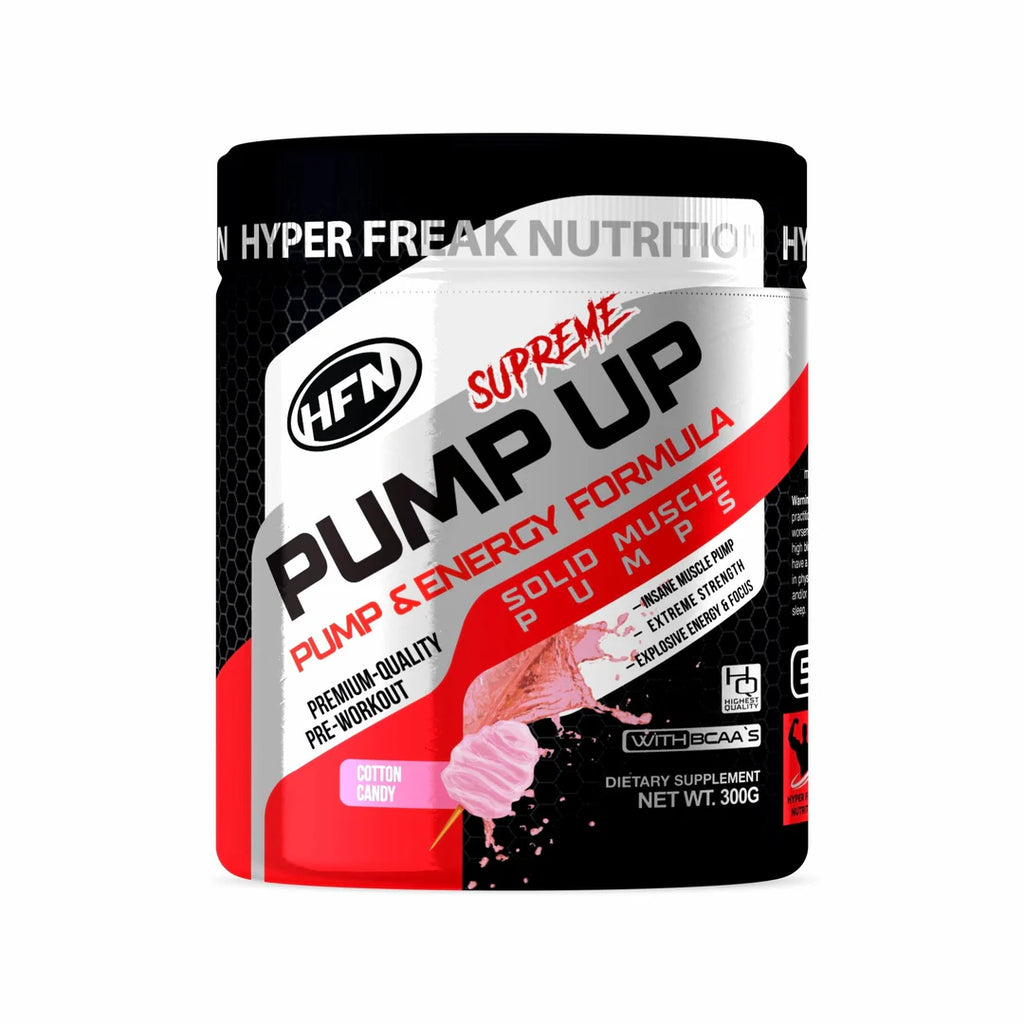 HFN PUMP UP is a high-stimulant formula that provides intense pumps, energy, performance 50 SERVINGS