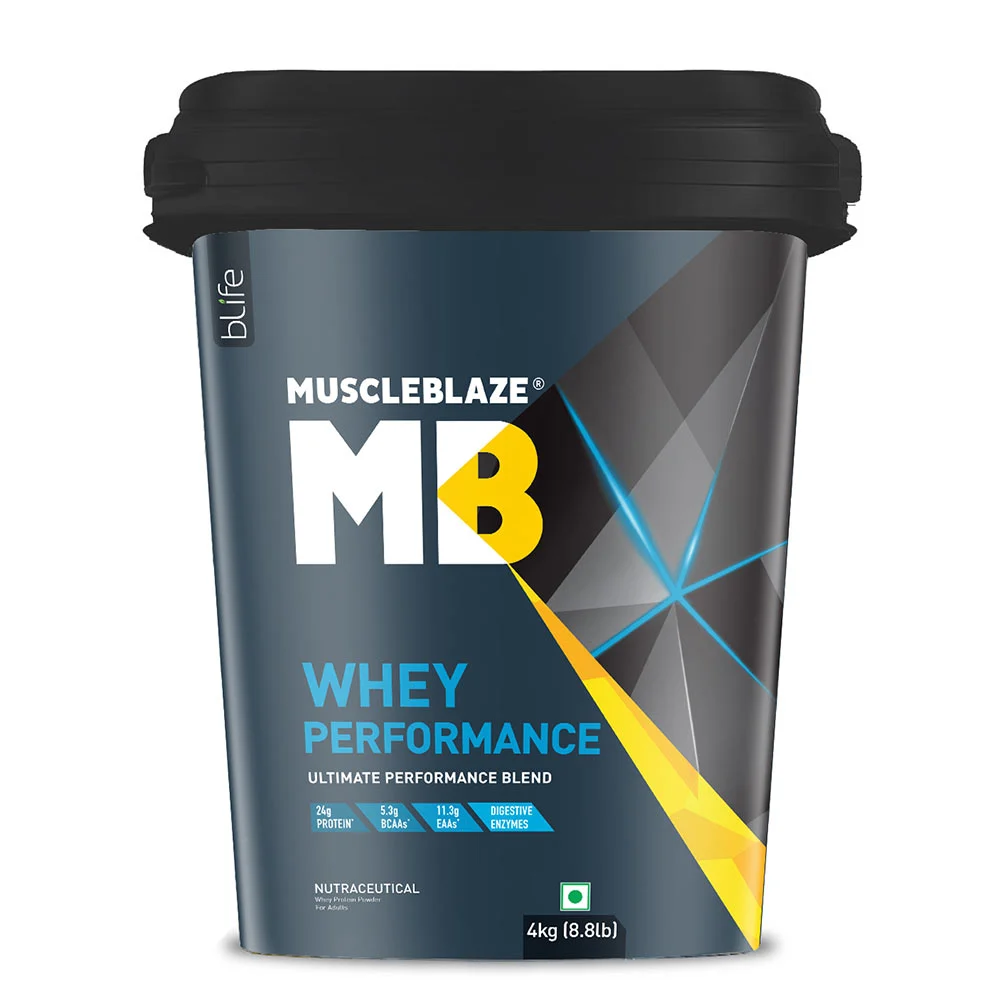 MuscleBlaze Whey Performance Protein the superior performance blend for the professional athletes