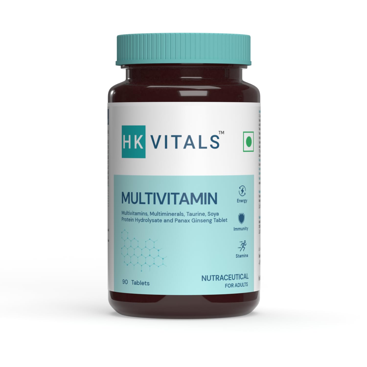 HK Vitals Multivitamin with Probiotics, Vitamin C, Vitamin B, Vitamin D, & Zinc, Supports Immunity and Gut Health, For Men and Women, Multivitamin Tablets