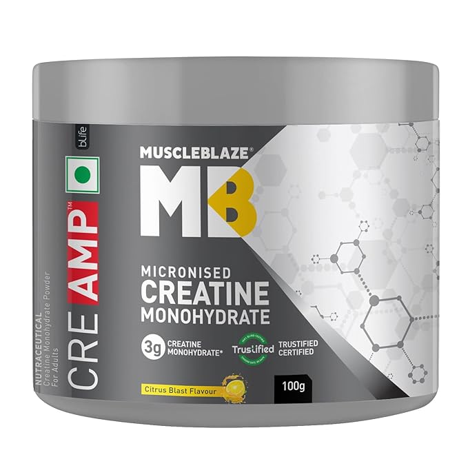 MuscleBlaze Creatine Monohydrate CreAMP™, Trustified Certified Creatine