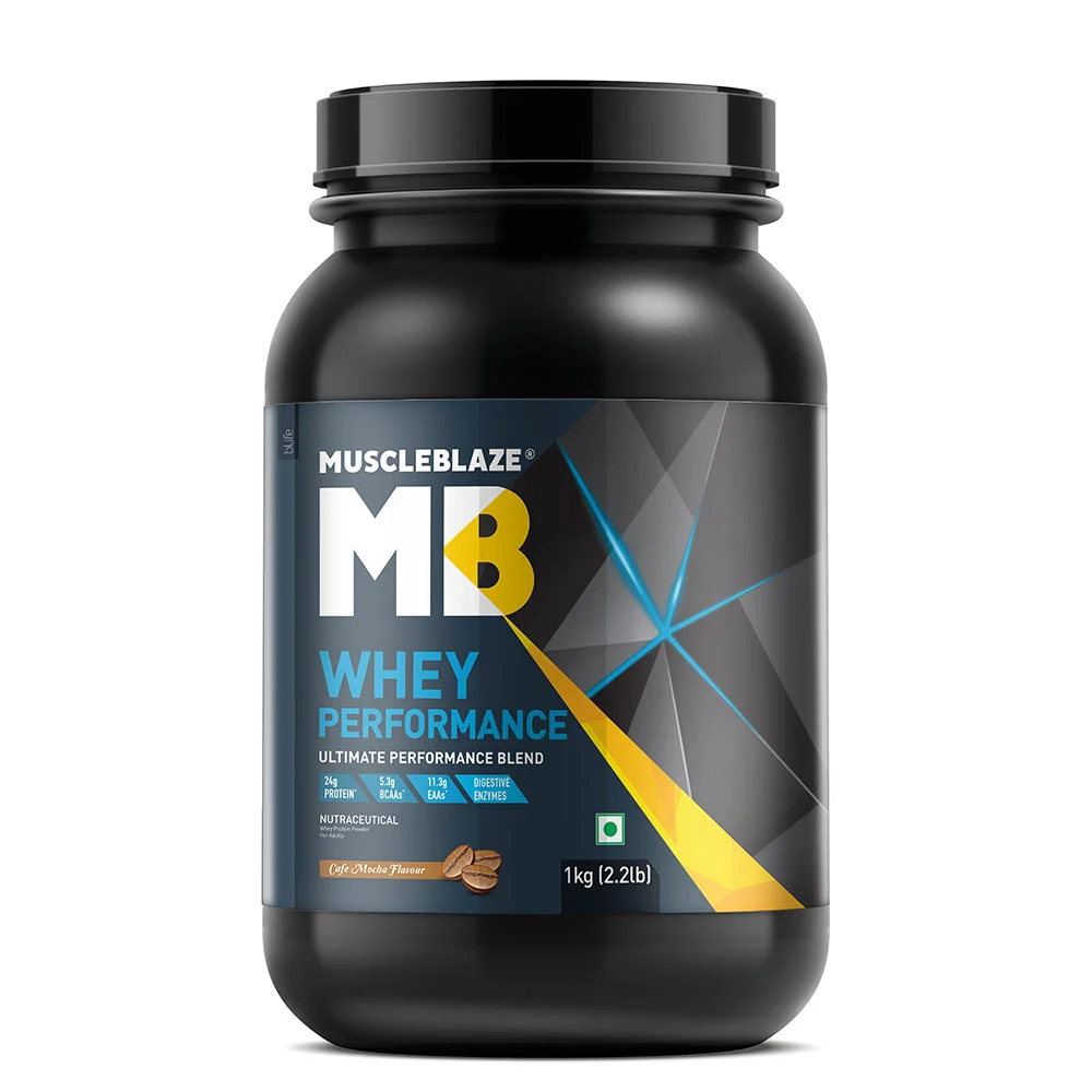 MuscleBlaze Whey Performance Protein the superior performance blend for the professional athletes