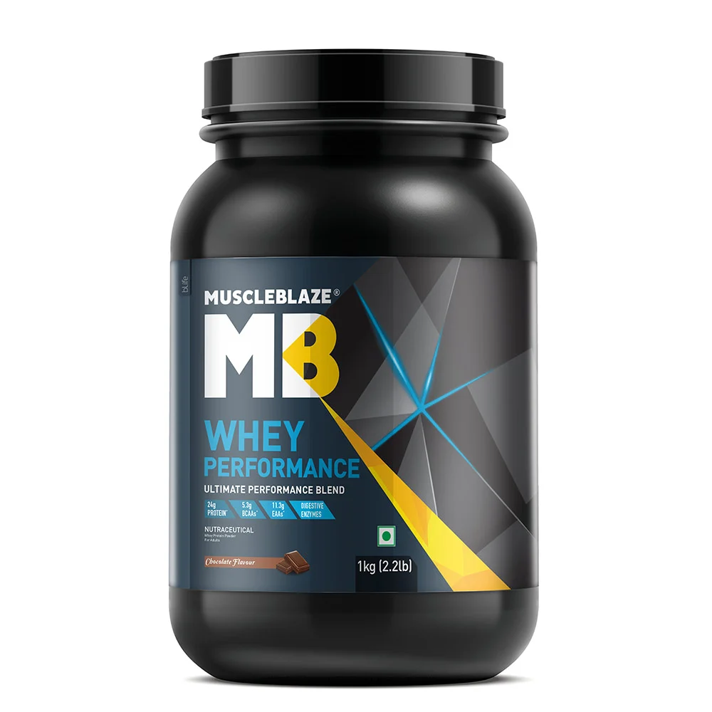 MuscleBlaze Whey Performance Protein the superior performance blend for the professional athletes