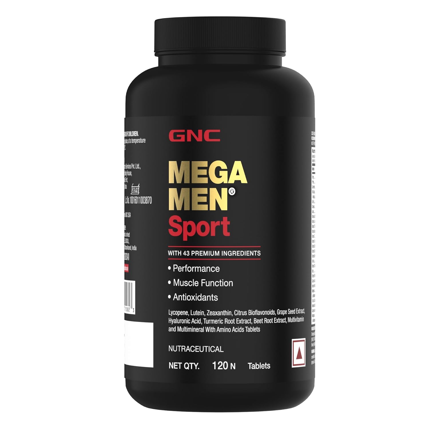 GNC Mega Men Sport Multivitamin for Men |  Tablets | 43 Premium Ingredients | Boosts Muscle Performance | Antioxidant Rich | Supports Prostate Health | Protects Heart & Vision | Formulated In USA