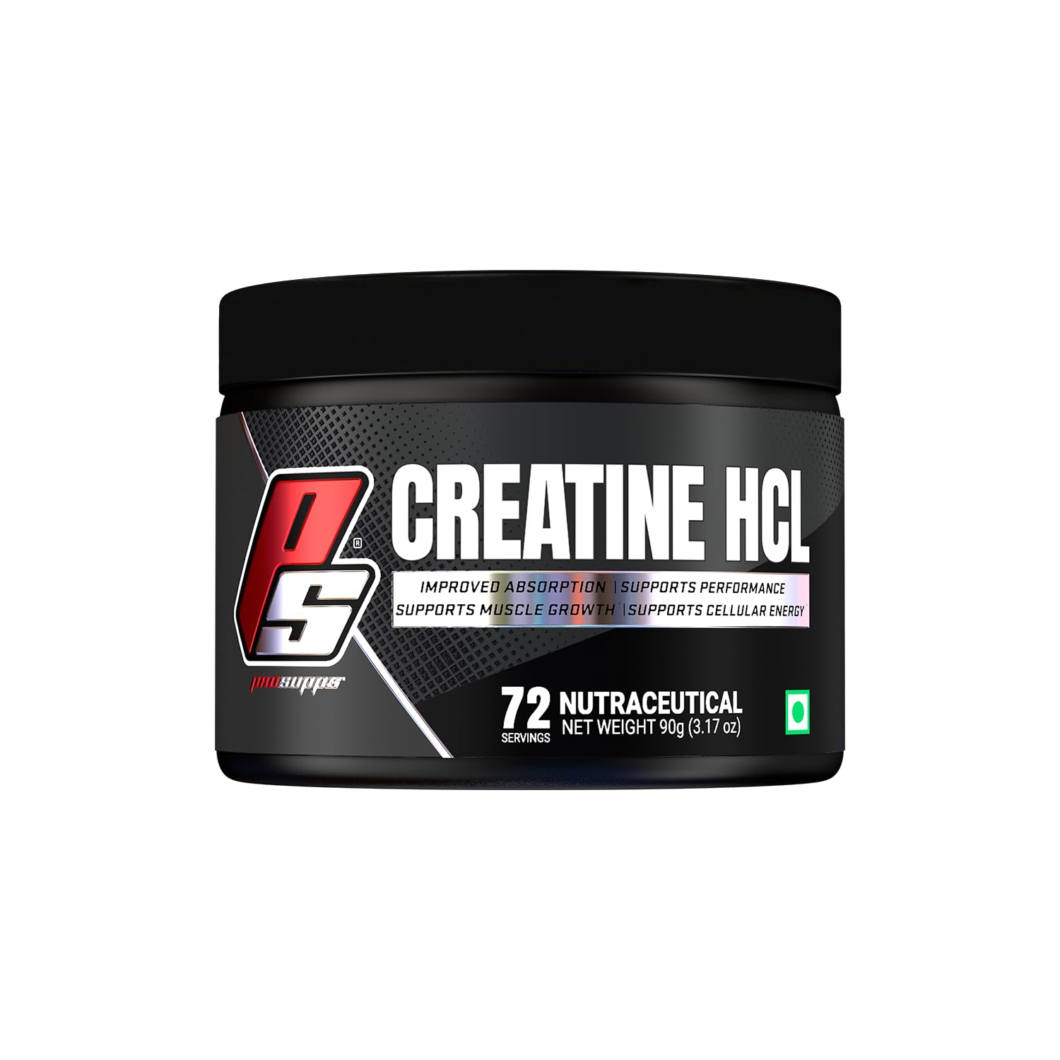 PROSUPPS Creatine HCl Pre workout Supplement | Creatine for Energy and Muscle Growth | Improved Performance and Absorption | Pre-workout for Men, Women | Muscle Recovery Supplement | 72 Servings, 90g