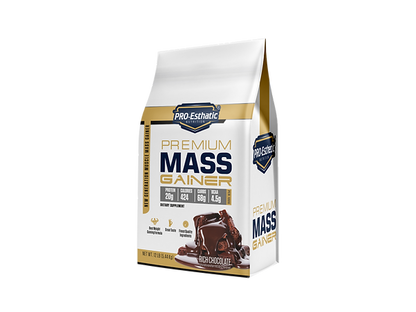 PRO-ESTHATIC PREMIUIM MASS GAINER 5KG is a high-calorie formula explicitly crafted for hard gainers