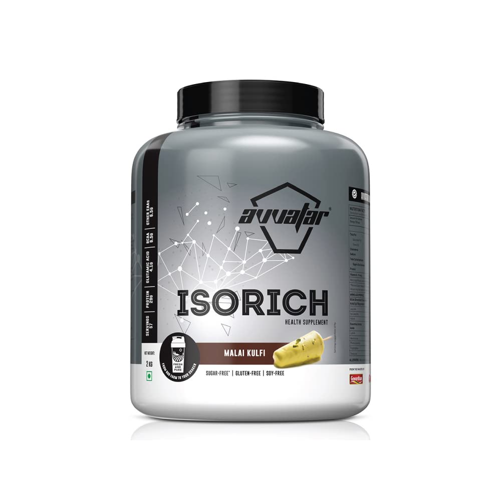 VVATAR WHEY ISORICH PROTEIN | 2Kg  29g Protein | 57 Servings | Isolate