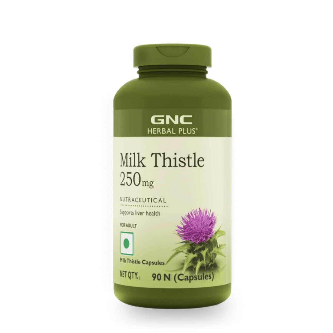 GNC Milk Thistle 250mg with 80% Silymarin |  Supports Liver Detox, Liver Health, Alcohol Protection, & Fatty Liver Care | Helps Remove Toxins & Boost Liver Function | USA Formulated