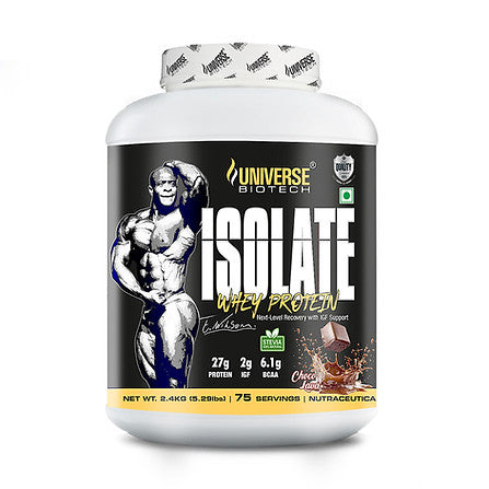 Universe Biotech Isolate Whey Protein (2.4kg) – 75 Servings  Advanced Isolate Protein for Lean Muscle & Fast Recovery