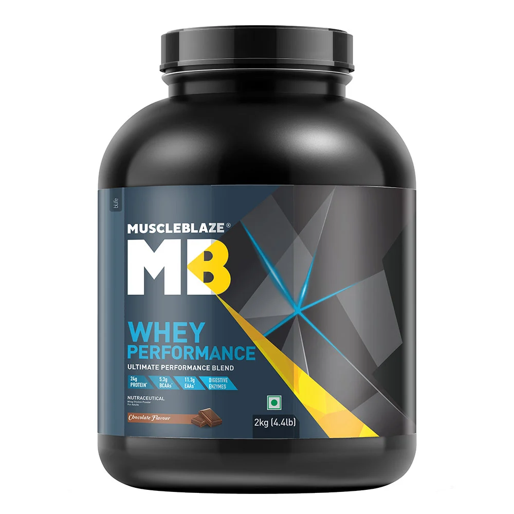 MuscleBlaze Whey Performance Protein the superior performance blend for the professional athletes