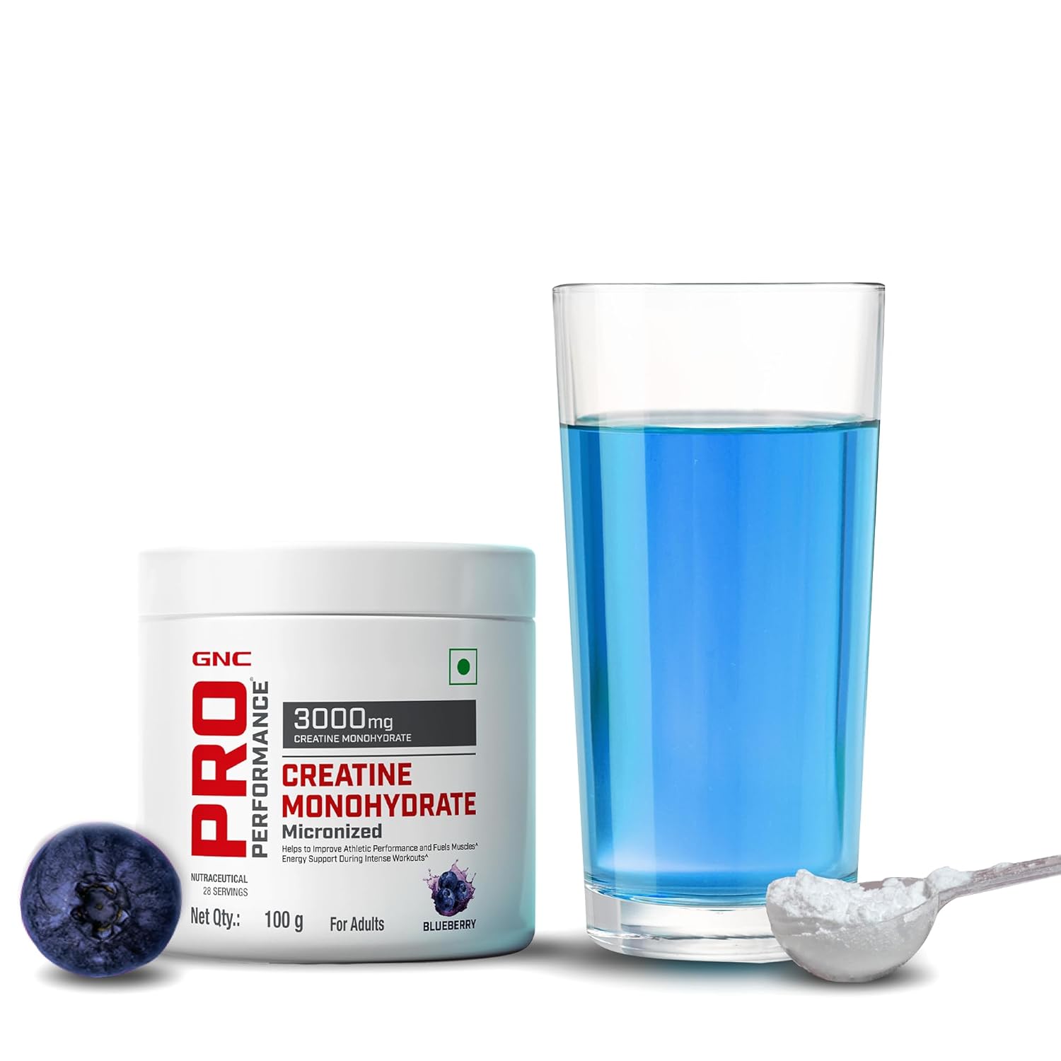 GNC Pro Performance Pure Micronized Creatine Monohydrate | Instantized | Fuels Muscles | Increase Muscle Mass | Rapid Absorption | Lab Tested  | Boosts Athletic Performance | Imported