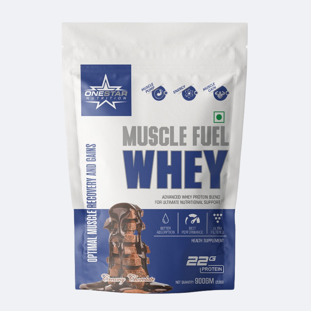 Onestar Muscle fuel whey 900g (2Lbs) Whey Protein