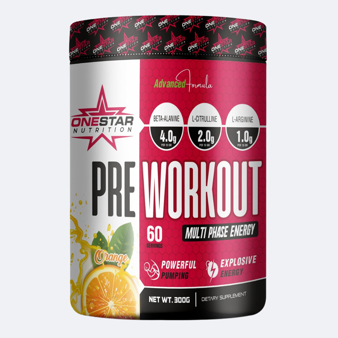 ONESTAR NUTRITION PRE WORKOUT 300G WITH FREE SHAKER