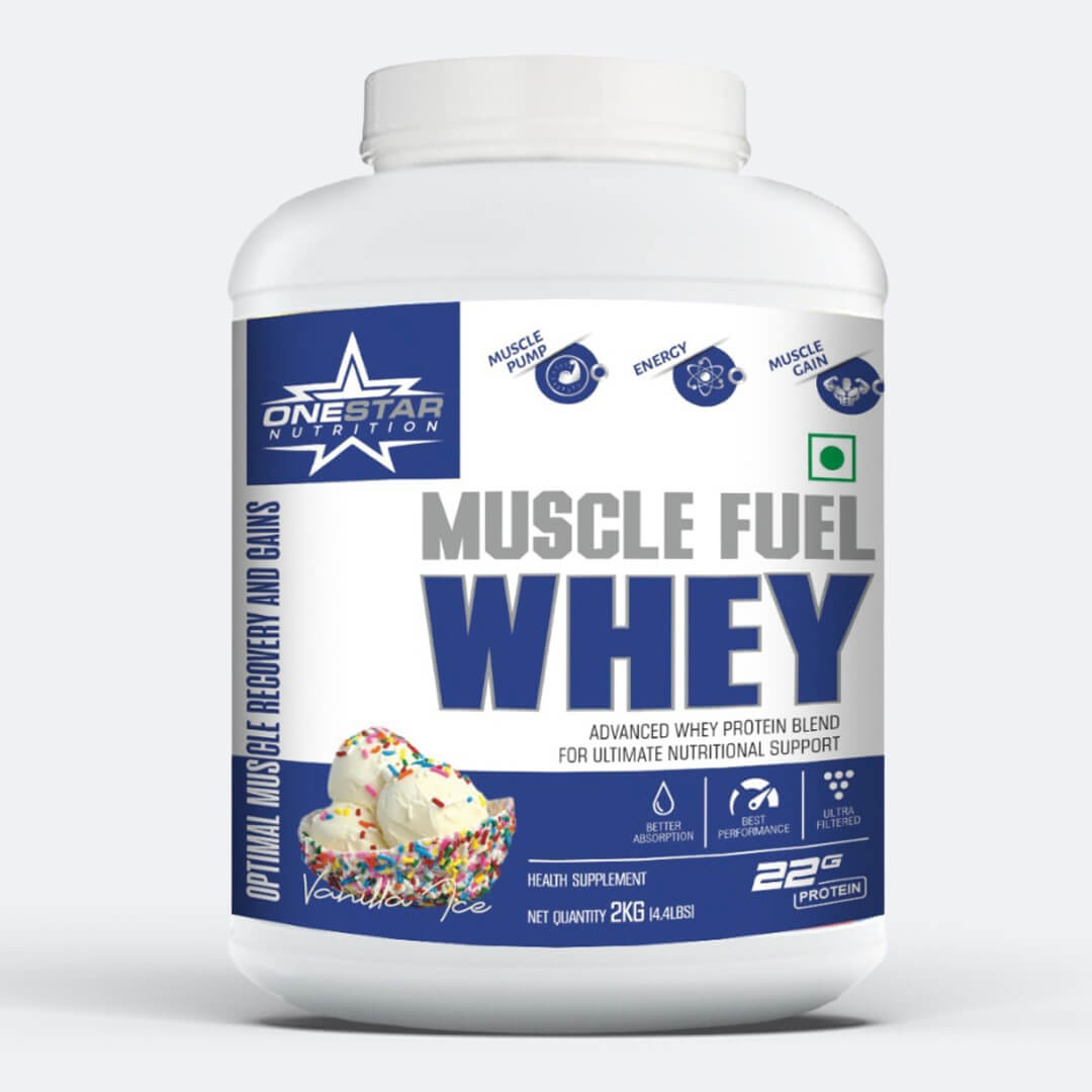 ONESTAR NUTRITION MUSCLE FUEL WHEY 2KG/4.4LBS