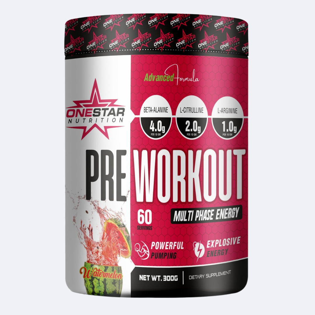 ONESTAR NUTRITION PRE WORKOUT 300G WITH FREE SHAKER