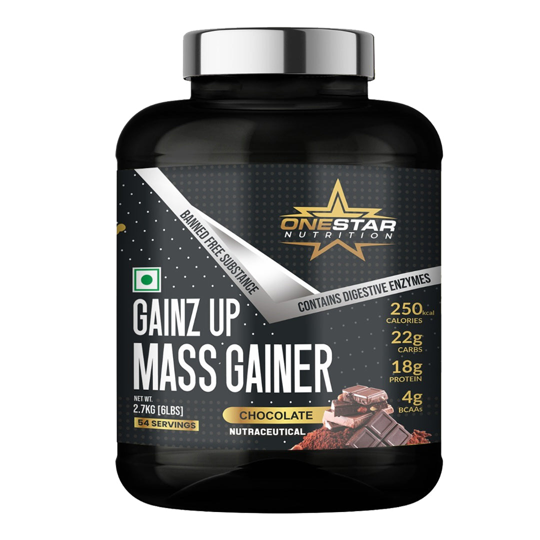 Onestar Gainz Up Mass Gainer – The High Calorie Gainer Weight Gainers/Mass Gainers