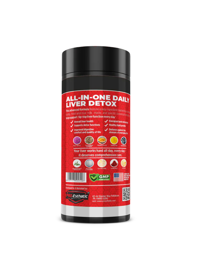 Pro-Esthatic Nutrition Liver Detox with Milk Thistle Extract  690MG 90 TAB