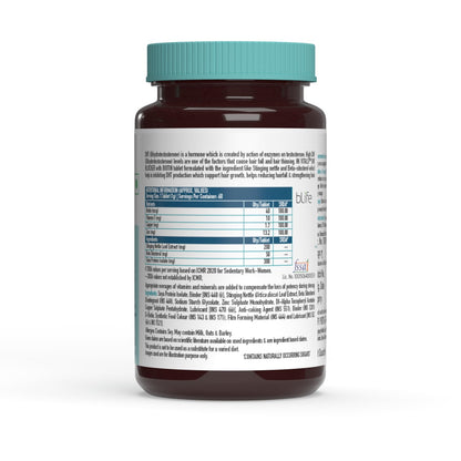 HK Vitals DHT Blocker with Biotin, Stinging Nettle and Soya Protein, Helps Reduce Hair Fall, Stimulates Hair Growth, Pack of 60 Tablets