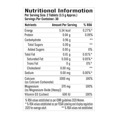 GNC Calcium Plus With Magnesium & Vitamin D3 | 60 Tablets | Strengthens Bones | Supports Strong Teeth | Promotes Healthy Muscle Contraction | Formulated in USA | 1000mg Per Serving