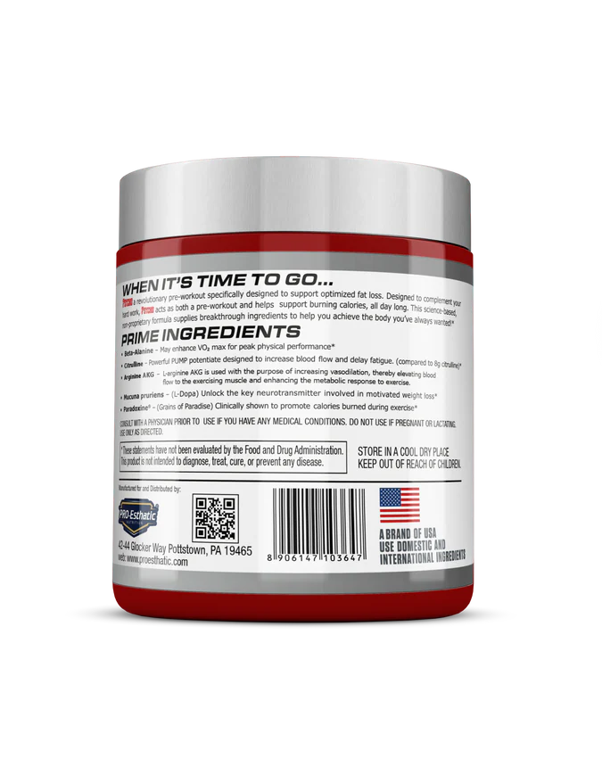 PRO-ESTHATIC NUTRITION Psycho Pre workout Black Current 30 Servings is a high-powered pre-workout formula