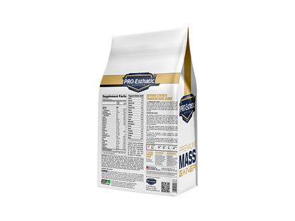 PRO-ESTHATIC PREMIUIM MASS GAINER 5KG is a high-calorie formula explicitly crafted for hard gainers