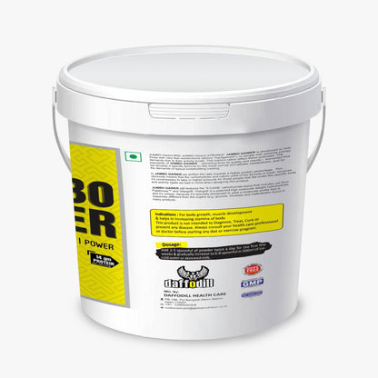 Daffodill Jumbo Gainer high-calorie, high-protein weight gainer that is designed to help you pack on muscle mass.