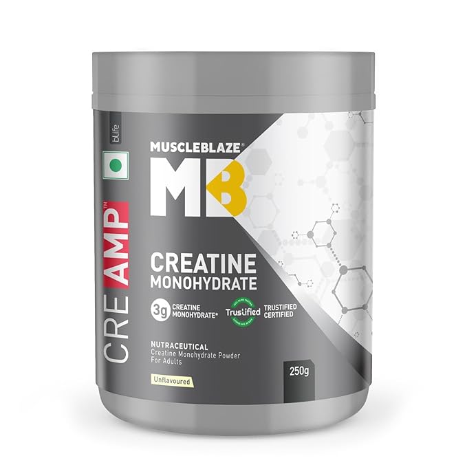 MuscleBlaze Creatine Monohydrate CreAMP™, Trustified Certified Creatine