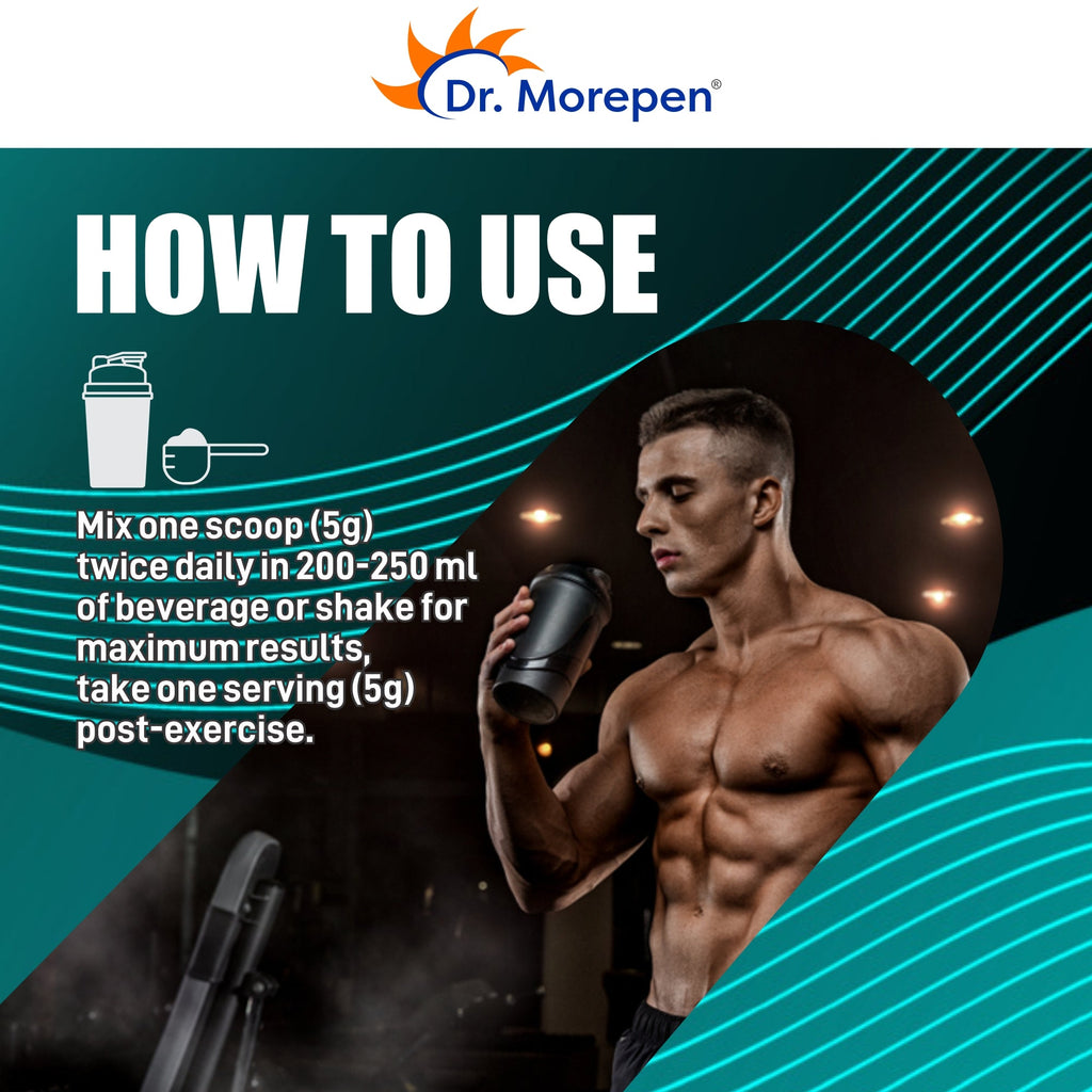 Dr. Morepen Muscle Food L-Glutamine - 250gm