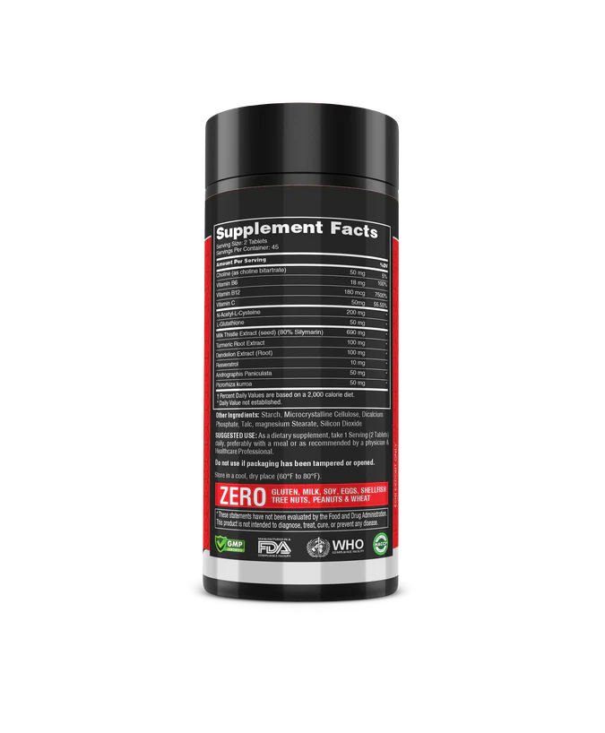 Pro-Esthatic Nutrition Liver Detox with Milk Thistle Extract  690MG 90 TAB