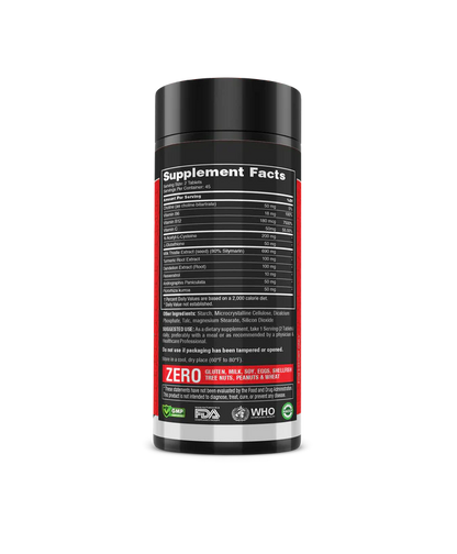 Pro-Esthatic Nutrition Liver Detox with Milk Thistle Extract  690MG 90 TAB