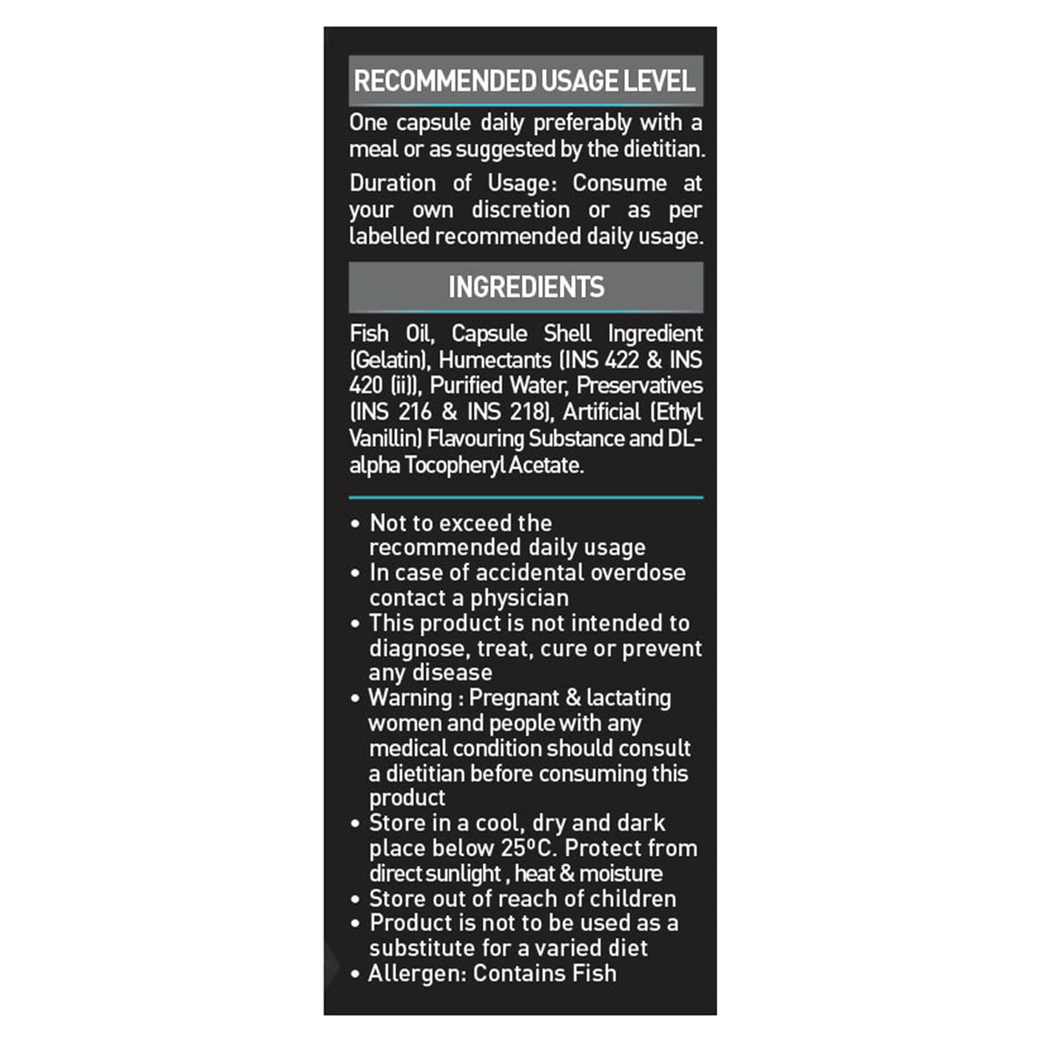 MuscleBlaze Omega 3 Fish Oil, | Trustified Certified for Accuracy & Purity, 1000mg Omega 3 with 180mg EPA & 120mg DHA