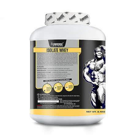 Universe Biotech Isolate Whey Protein (2.4kg) – 75 Servings  Advanced Isolate Protein for Lean Muscle & Fast Recovery