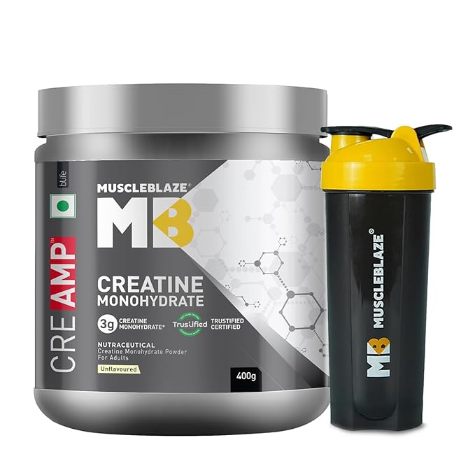 MuscleBlaze Creatine Monohydrate CreAMP™, Trustified Certified Creatine