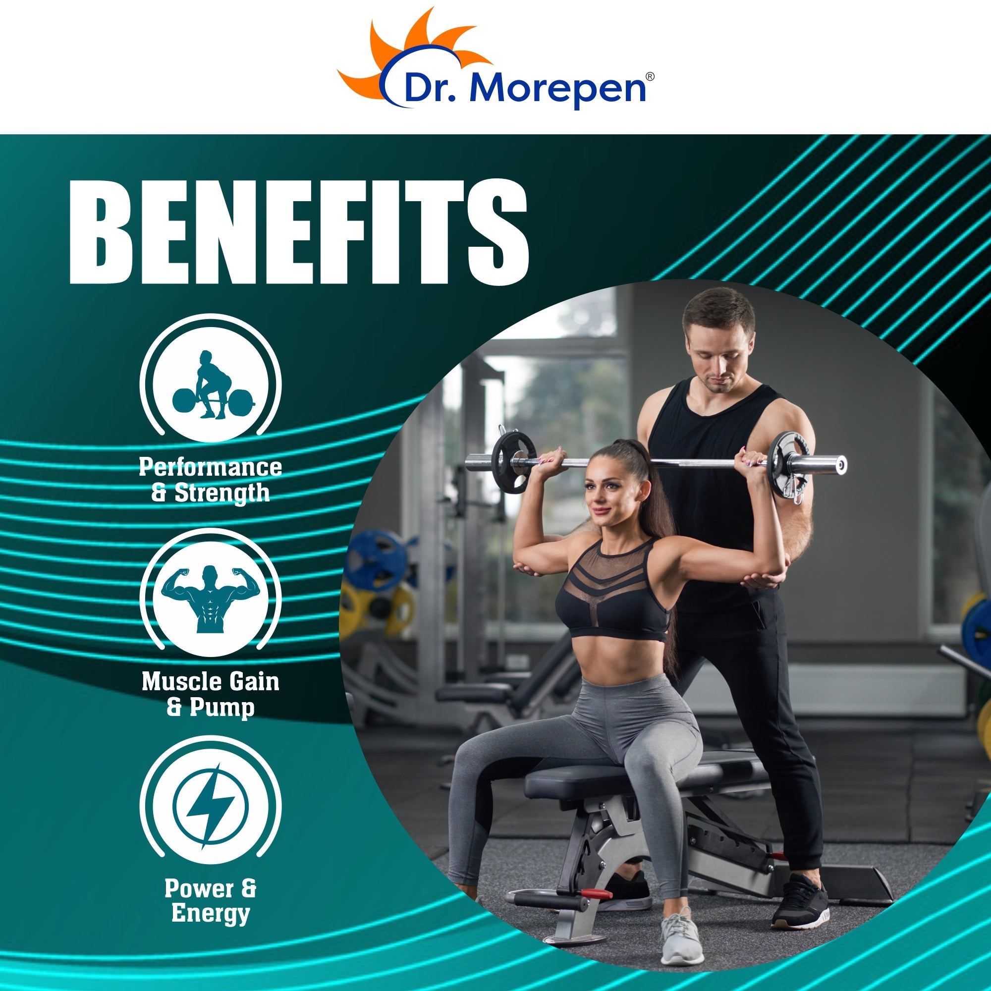 Dr. Morepen Muscle Food L-Glutamine - 250gm