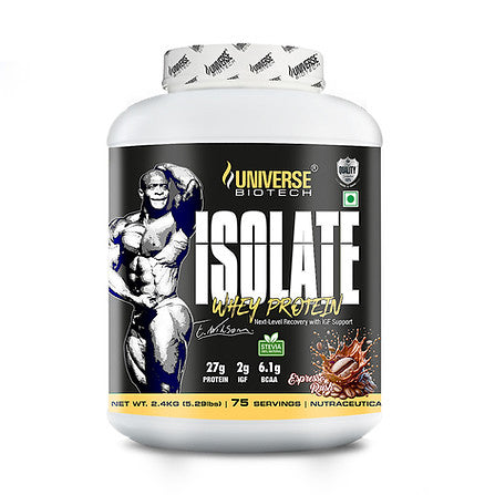 Universe Biotech Isolate Whey Protein (2.4kg) – 75 Servings  Advanced Isolate Protein for Lean Muscle & Fast Recovery