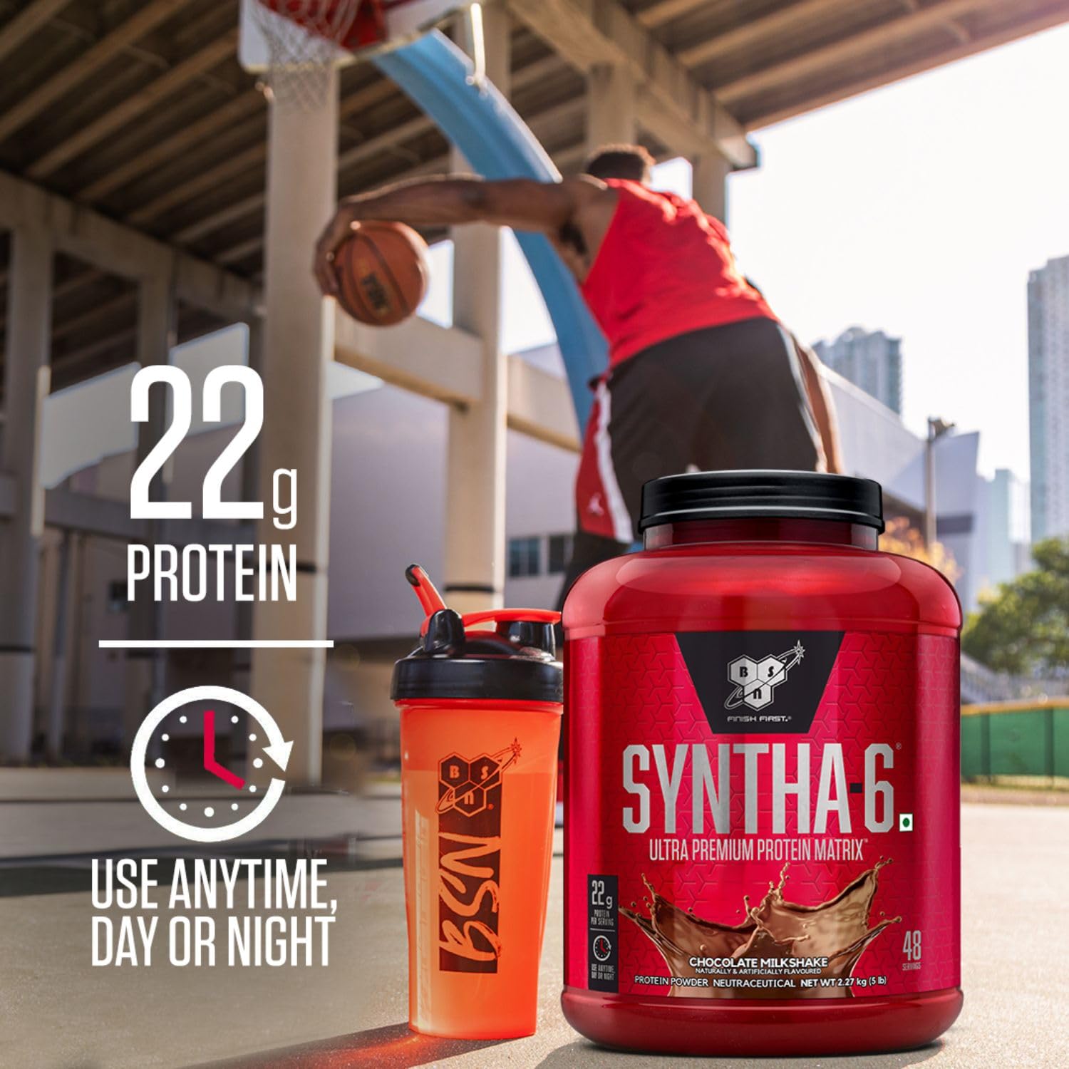 BSN Syntha-6 Ultra Premium whey Protein Matrix 5lbs