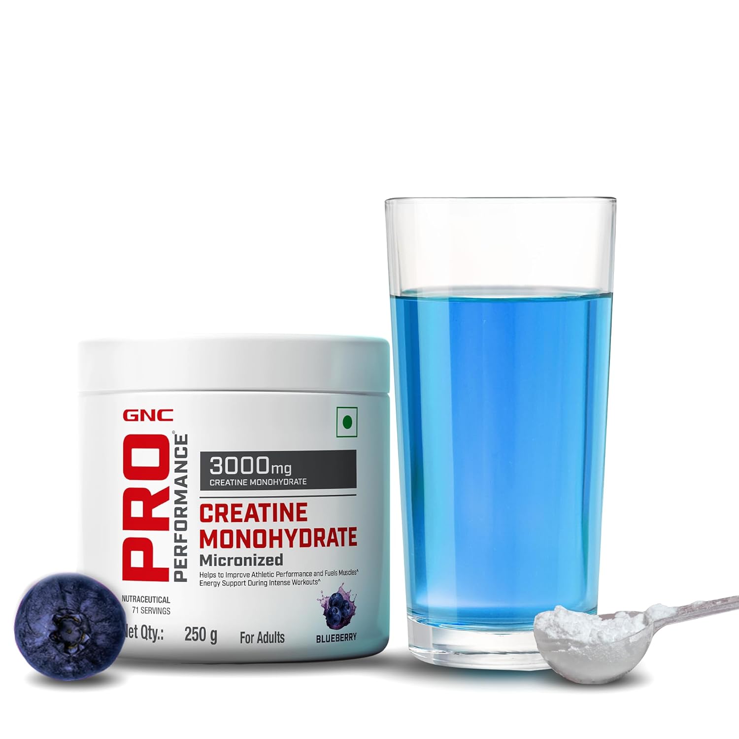 GNC Pro Performance Pure Micronized Creatine Monohydrate | Instantized | Fuels Muscles | Increase Muscle Mass | Rapid Absorption | Lab Tested  | Boosts Athletic Performance | Imported