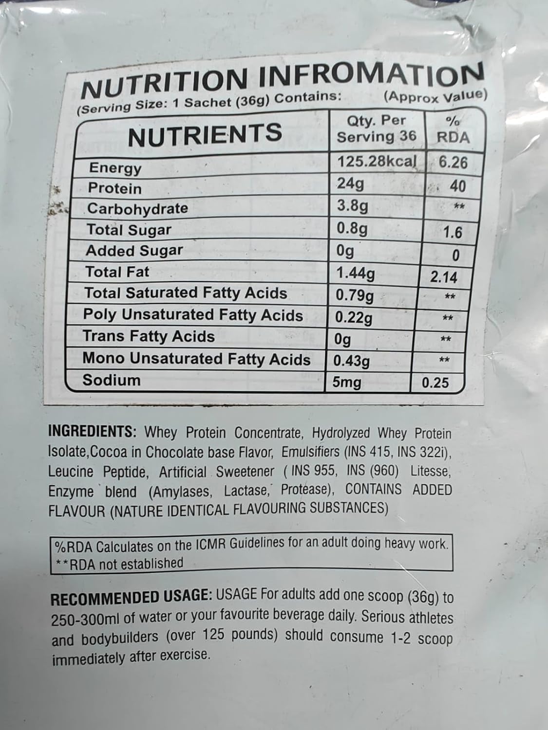 Muscle Science Anabolic Whey Pouch in Pouch -55 Pouches With 24g Protein/Scoop | 5.5 g BCAA | 11.75g EAA | Zero Added Sugar | Digestive Enzymes - 2Kg