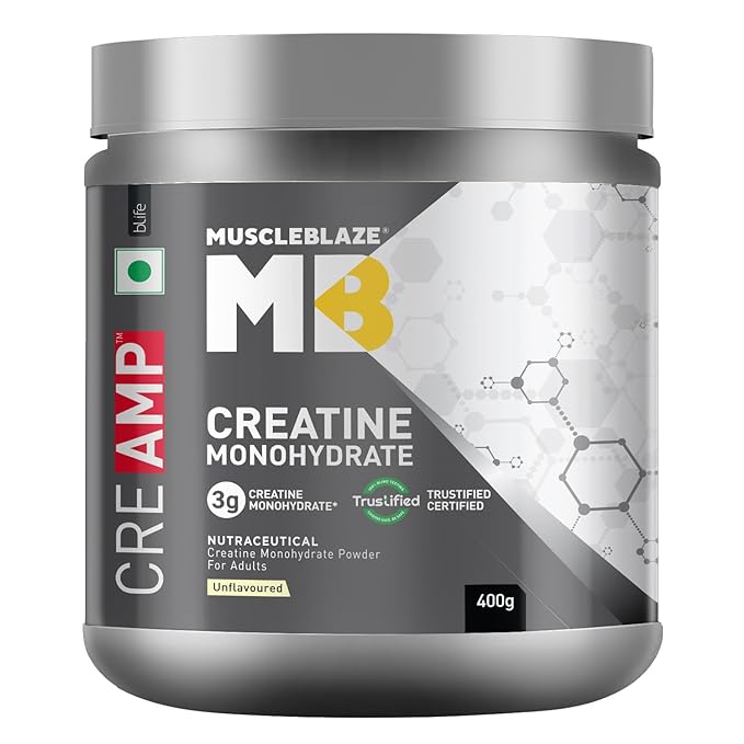 MuscleBlaze Creatine Monohydrate CreAMP™, Trustified Certified Creatine