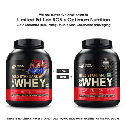 Optimum Nutrition (ON) Gold Standard 100% Whey Protein Powder  for Muscle Support & Recovery, Vegetarian - Primary Source Whey Isolate