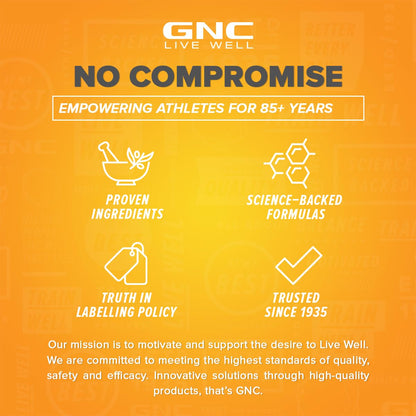 GNC Pro Performance Pre-Workout | 360 gm | 30 Servings | Boosts Energy & Endurance | Improves Focus | Revs Up Recovery | 1.5g L-Arginine | 3.5g Beta-Alanine | 0.2g Caffeine | Lemon