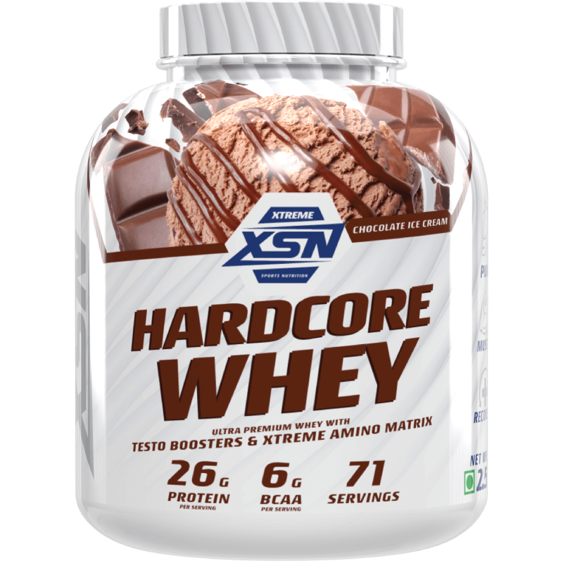 XSN Hardcore Whey , Ultra Premium Whey with Testo Booster & Extreme Amino Extract