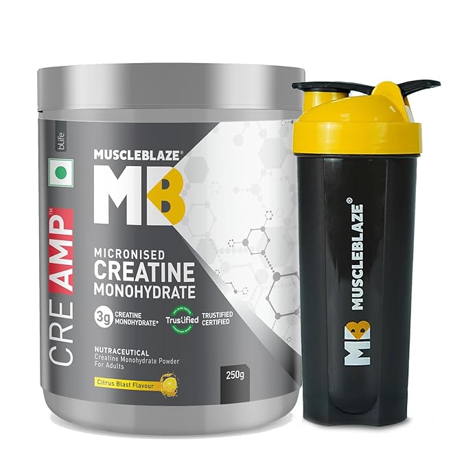 MuscleBlaze Creatine Monohydrate CreAMP™, Trustified Certified Creatine