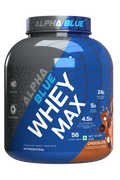Alpha Blue Whey Max Premium Whey Protein | 24.6g Protein, 5g BCAA, 4.5g