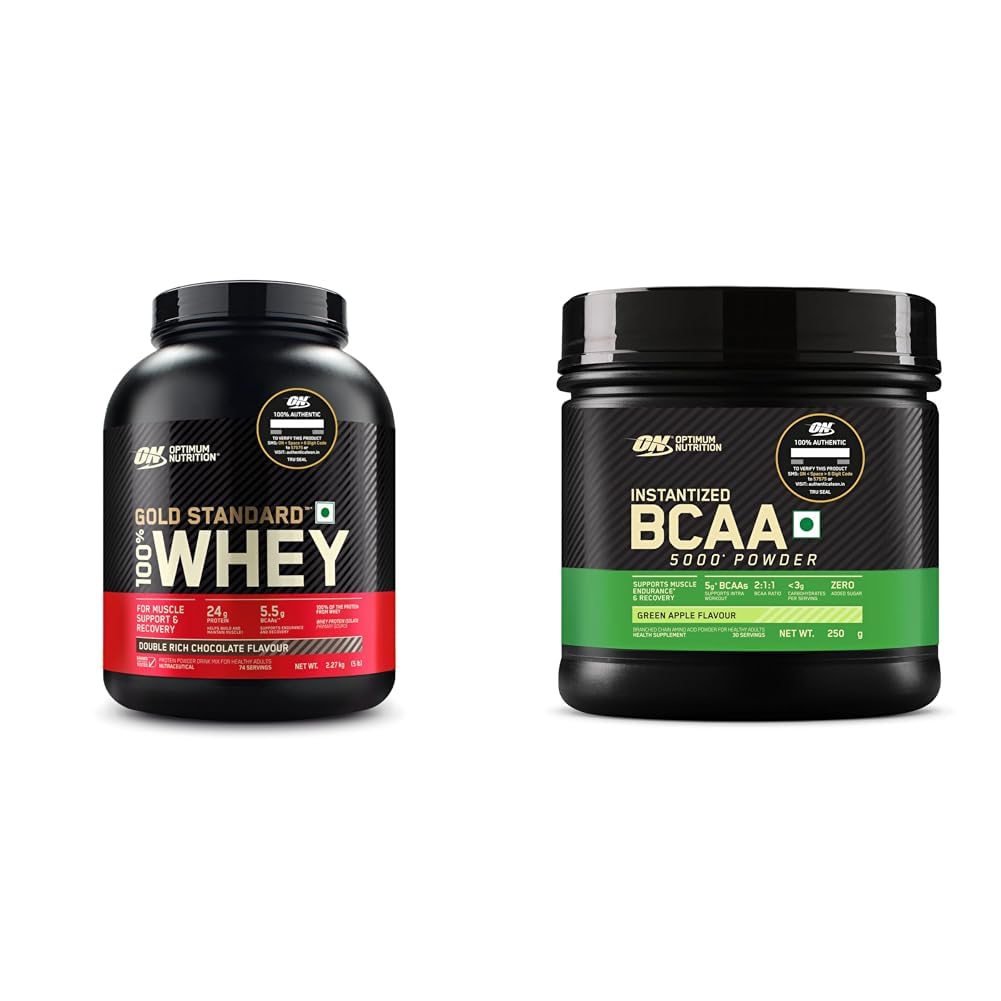 Optimum Nutrition (ON) Gold Standard 100% Whey Protein Powder  for Muscle Support & Recovery, Vegetarian - Primary Source Whey Isolate