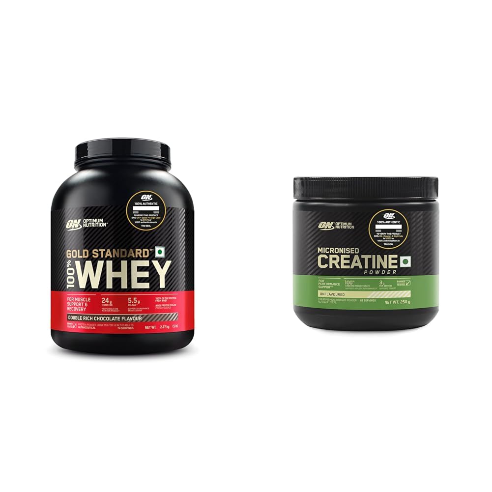 Optimum Nutrition (ON) Gold Standard 100% Whey Protein Powder  for Muscle Support & Recovery, Vegetarian - Primary Source Whey Isolate