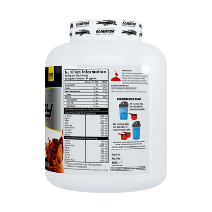 Eligator 100% Platinum Whey for faster muscle recovery and muscle building