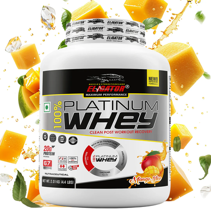 Eligator 100% Platinum Whey for faster muscle recovery and muscle building